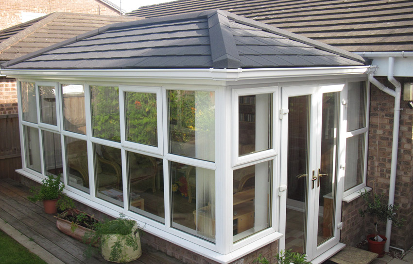 New - Supalite Lightweight Tiled Conservatory Roof From Manor Windows 